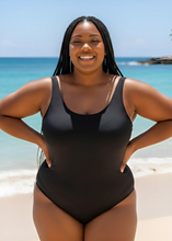 Maillot de Bain Menstruel Côtelé Noir