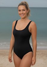 Maillot de Bain Menstruel Côtelé Noir
