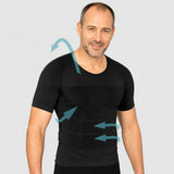 Offre Spéciale 3 T-Shirts Correcteurs de posture Homme Noir | Fit Up™